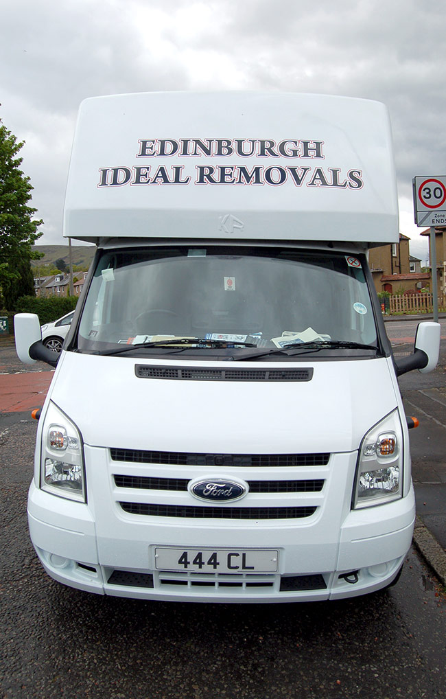 Edinburgh Ideal Removals Van